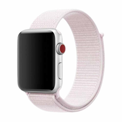 Ремешок Nylon loop на Apple Watch 38/40/41mm Light pink